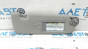 Козирок правий Hyundai Sonata 11-15 сірий, без гачка, під чищення