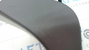 Накладка центральной консоли передняя верхняя правая Hyundai Sonata 11-15 серая, потерта