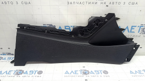 Накладка збоку центральної консолі нижня права передня Hyundai Sonata 20-23 чорна, Korea, подряпини, тріщини у кріпленнях