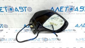 Зеркало боковое правое в сборе Lexus RX350 RX450h 10-15 15 пинов, автозатемнение, автоскладывание, поворотник, подсветка, черное, тычки
