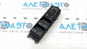 Управление стеклоподъемником передним левым Lexus RX350 RX450h 10-15 черное, с автоскладыванием зеркал