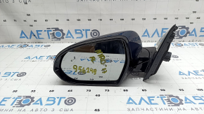 Дзеркало бічне ліве у зборі Kia Niro 17-22 14 пінів, електро, автоскладання, підігрів, BSM, поворотник, синє з чорним, подряпина