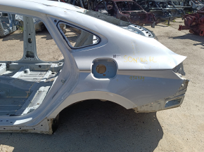 Четверть крыло задняя левая Hyundai Sonata 20-23 HEV на кузове, белая, вмятины