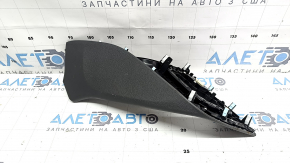 Накладка центральной консоли Kia Niro 17-19 HEV, PHEV серая, глянец черный, под кнопку парктроников с park assist, царапины