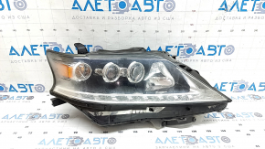 Фара передняя правая в сборе Lexus RX450h 13-15 рест LED + галоген, 3 линзы, под полировку