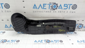 Накладка водительского сиденья боковая левая Kia Niro 17-22 HEV, PHEV серая, под электро, потерта, под химчистку, треснуто крепление