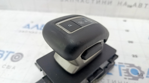 Шифтер КПП с ручкой Mitsubishi Outlander 22-26 кожа черная, царапины