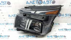 Фара передня ліва в зборі Hyundai Santa FE 21-23 Full LED, з кріпленнями та накладкою, тички