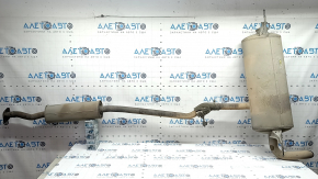 Випускна траса в зборі з бочкою Mitsubishi Outlander 22-23 2.5 AWD, після ремонту