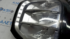 Фара передняя левая Mitsubishi Outlander 22-26 LED, потерта, под полировку