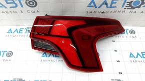 Ліхтар зовнішній крило правий Hyundai Santa FE 21-23 LED+галоген, з накладкою, подряпини
