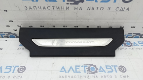 Накладка порога передняя левая Land Rover Range Rover Velar 18-23 черная с хромом, R DYNAMIC, царапины