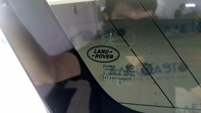 Форточка глухое стекло задняя левая Land Rover Range Rover Velar 18-23 тонировка, царапины на молдинге
