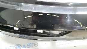 Бампер задний голый верхняя часть Audi Q5 80A 18-20 под парктроники, черный, царапины, надломано крепление, сломано крепление, в клее