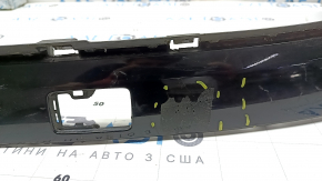 Бампер задний голый нижняя часть Audi Q5 80A 18-20 черный, царапины, в клее, скол