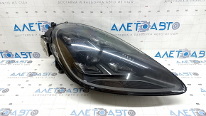 Фара передня права в зборі Porsche Cayenne 19-23 LED, Matrix beam, адаптив, темні лінзи