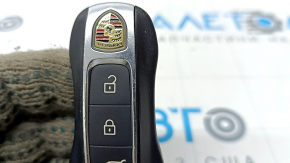 Ключ keyless Porsche Cayenne 19-26 433 mhz, 4 кнопки, потерт, тычки