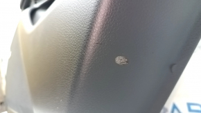 Обшивка двери карточка задняя правая Porsche Cayenne 19-23 Bose, кожзам, черная, без шторки, с решеткой динамика, надрывы