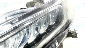 Фара передняя левая Honda Accord 18-22 Touring, hybrid, под полировку, треснуто крепление