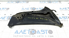 Заглушка глушителя левая Honda Accord 18-18 EXL, touring, структура с хром, нет фрагмента, сломаны крепления, трещина