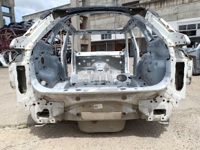 Задняя панель Land Rover Range Rover Velar 18-23 4 части, на кузове, белая