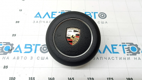 Подушка безпеки airbag в кермо водійська Porsche Cayenne 19-23 чорна
