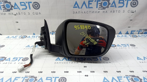 Дзеркало бічне праве у зборі Nissan Rogue 17-20 15 пінів, підігрів, поворотник, камера, зелене