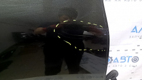 Дверь в сборе задняя правая Nissan Rogue 14-20 зеленый EAN, нижняя хром накладка, царапины