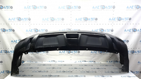 Бампер задний голый Nissan Rogue 17-20 зеленый, царапины