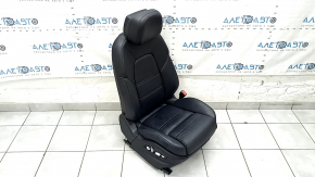 Пассажирское сиденье Porsche Cayenne 19-23 с airbag, электрическое, подогрев, вентиляция, кожа черная с перфорацией, Comfort, под чистку