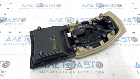 Накладка шифтера КПП Nissan Rogue 17-18 бежевая, тычки
