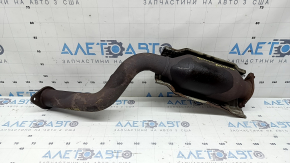 Выпускная трасса средняя часть с катализатором Nissan Rogue 16-20 ржавая, обломаны болты