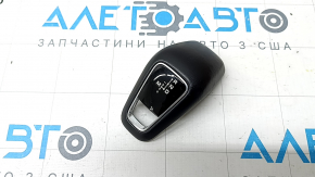 Накладка ручки КПП Porsche Cayenne 19-23 кожа черная, тычки
