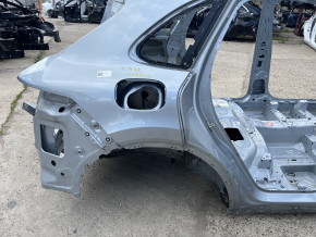 Четверть крыло задняя правая Porsche Cayenne 19-26 на кузове, серебро, замят лонжерон
