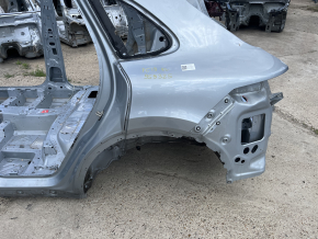 Четверть крыло задняя левая Porsche Cayenne 19-26 на кузове, серебро, примят лонжерон
