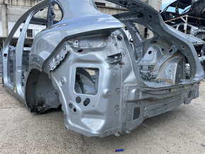 Четверть крыло задняя левая Porsche Cayenne 19-26 на кузове, серебро, примят лонжерон