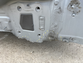 Задняя панель Porsche Cayenne 19-26 2 части, на кузове, серебро, примята