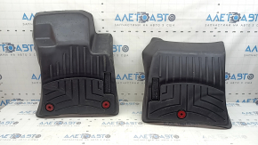 Комплект ковриков салона резина Ford Bronco Sport 21-26 пластик черный, WeatherTech