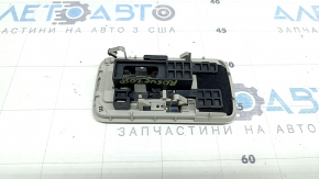 Плафон освещения задний Nissan Rogue Sport 17-23 без люка, серый, тычка