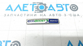Емблема напис ECOBOOST AWD дверцята багажника Ford Edge 19-24 полізло покриття