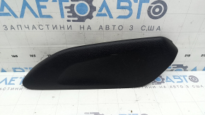 Накладка центральной консоли боковая правая Nissan Rogue Sport 19-22 верхняя, пластик, черная, без консоли, царапины