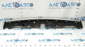 Накладка губы переднего бампера Ford Edge 19-24 серая, песок, надломаны крепления