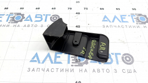 Накладка салазки водительского сиденья задняя правая Nissan Rogue Sport 17-22 черная
