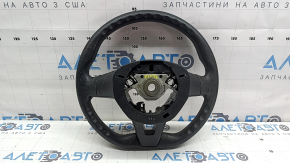 Руль голый Nissan Rogue Sport 19-22 резина черный, без кнопок, потерт