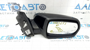 Зеркало боковое правое в сборе Ford Edge 19-24 9 пинов, черное, BSM, поворотник, подсветка, подогрев