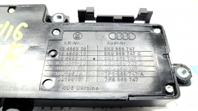 Управление водительским сиденьем Audi A6 C7 12-18 бежевое с хром, с кнопками
