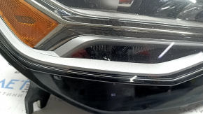 Фара передняя правая в сборе Audi A6 C7 16-18 рест LED, под полировку, сколы, выгорание LED
