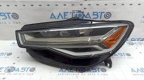 Фара передня ліва в зборі Audi A6 C7 16-18 рест LED, під полірування, сколи, вигоряння LED