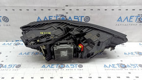 Фара передняя левая в сборе Audi A6 C7 16-18 рест LED, под полировку, сколы, выгорание LED