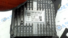 Фара передняя левая в сборе Audi A6 C7 16-18 рест LED, под полировку, сколы, выгорание LED